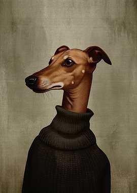 Dog in a Turtleneck