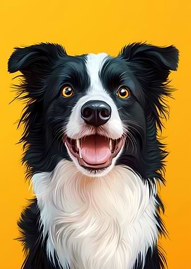 Smiling Border Collie