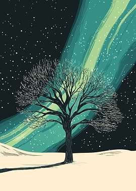 Northern Lights Tree