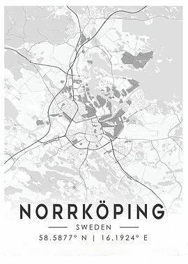 Norrköping City Map