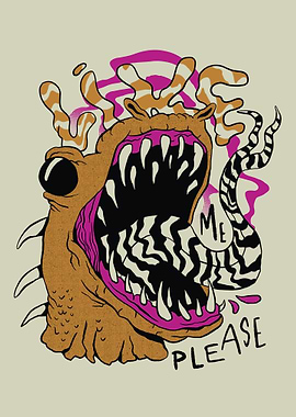 Creature With Trippy Mouth