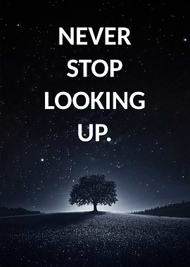 Inspirational Never Give Up Tree