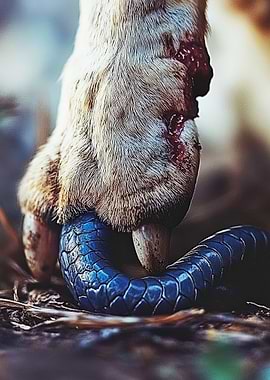 Lamb Paw on Snake