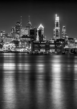 Philadelphia Skyline at Night