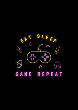 Gamer Lifestyle Neon Sign