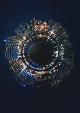 Tiny Planet - Chalkida Greece