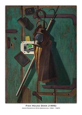 Fish House Door Painting