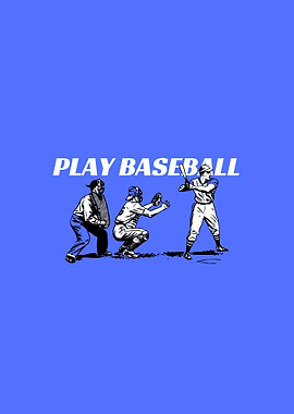 Baseball Players Illustration