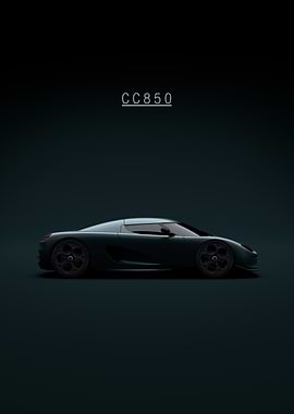 Koenigsegg CC850 Supercar Side View