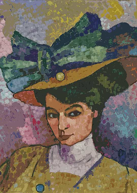 Woman in Hat Portrait