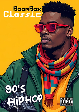 90's Hip Hop Boombox Classic