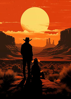 Sunset in the Wild West