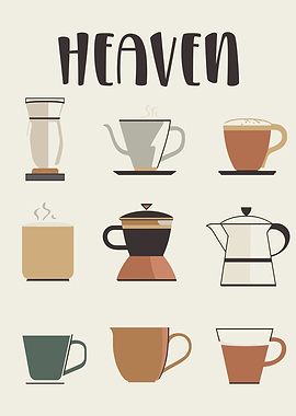 Coffee Heaven Poster Art