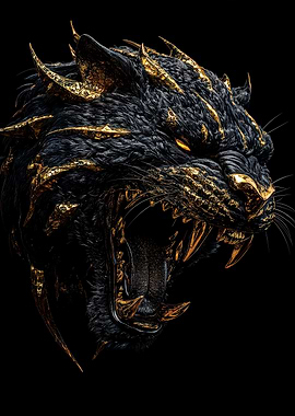 Golden Fanged Panther