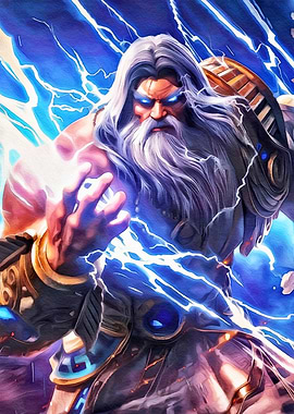 Zeus, God of Thunder