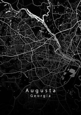 Augusta Georgia City Map