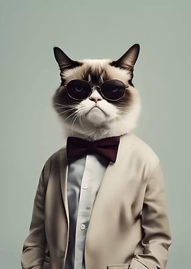 Grumpy Cat in Suit