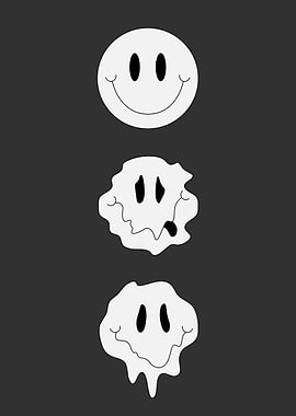 Melting Smiley Faces