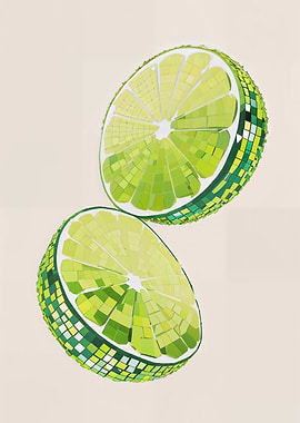 Disco green lime