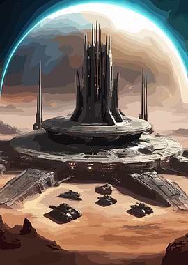 Sci-Fi Space Station