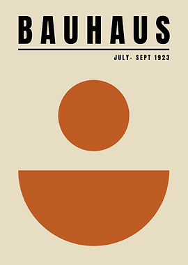 Bauhaus Geometric Art Print