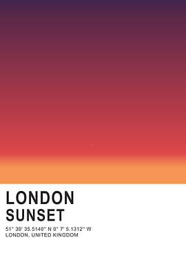 London Sunset Gradient