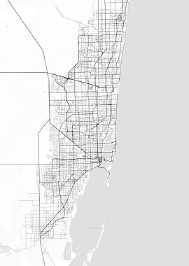 Miami Street Map