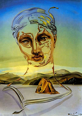 Birth of a Divinity by salvador dali