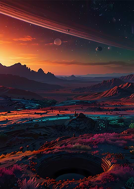 Alien Planet Sunset