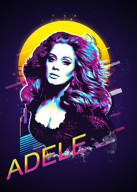 Adele Retro Pop Art