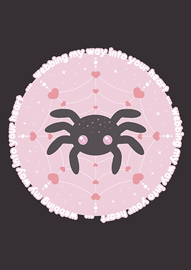 Kawaii Love Spider