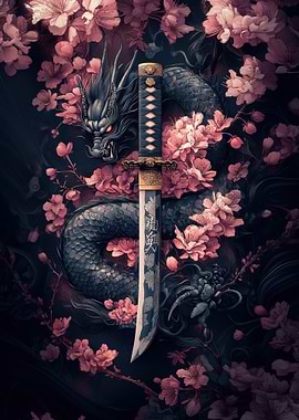 Dragon Samurai Sword