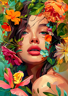 Floral portrait