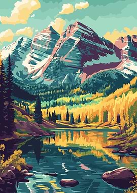 Colorado Mountain Landscape