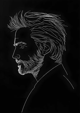 Hugh Jackman A legendary actor Poster Art