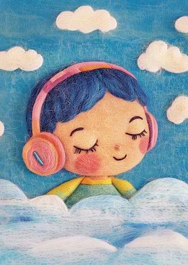 Baby Music Nursery Illustration