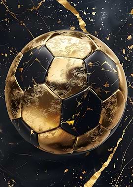 Gold Soccer Ball