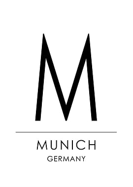 Munich City Typography