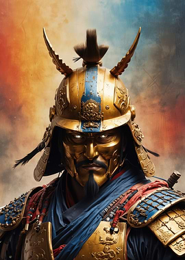 Samurai Warrior Portrait