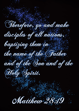 Matthew 28:19 Bible Verse