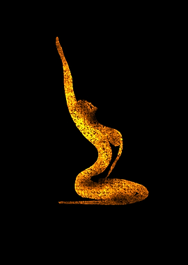 Golden Yoga Pose