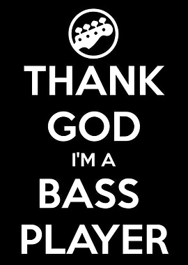 Bass Player Poster