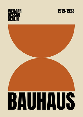 Bauhaus Minimalist Poster