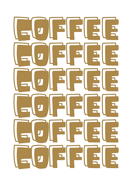 Coffee Word Art