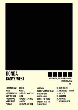 Kanye West - Donda Album Cover