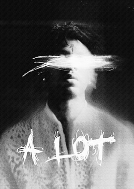 A Lot - Black and White Portrait