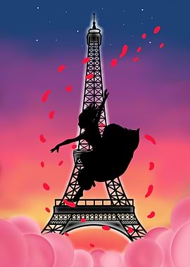 Eiffel Tower Silhouette