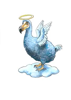 Dodo Angel Illustration