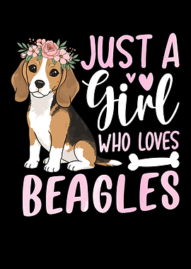 Beagle Lover Girl