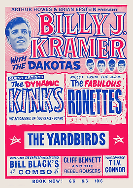 Billy J. Kramer Concert Poster